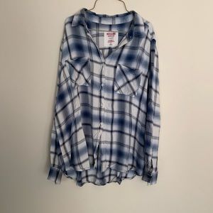 Mossimo Supply Co. Plaid Long-sleeve Shirt